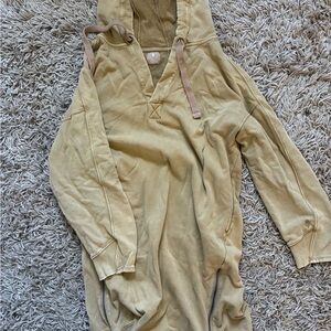 Tan free people movement Sweatshirt